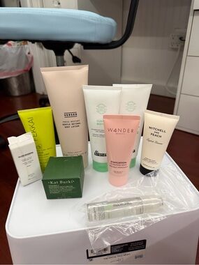 Assorted Skincare Lot — Pastel & Neutral Tubes